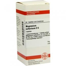 MAGNESIUM SULFURICUM D 6 Tabletten 80 St