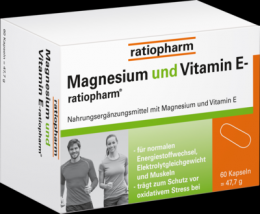 MAGNESIUM UND VITAMIN E-ratiopharm Kapseln 47,7 g