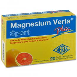 Ein aktuelles Angebot für Magnesium Verla plus 20 St Granulat Mineralstoffe - jetzt kaufen, Marke Verla-Pharm Arzneimittel GmbH & Co. KG.