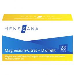 Ein aktuelles Angebot für MAGNESIUMCITRAT+D direkt MensSana Pulver 28 St Pulver  - jetzt kaufen, Marke MensSana AG.