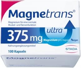 Ein aktuelles Angebot für Magnetrans 375mg ultra Kapseln 100 St Kapseln Mineralstoffe - jetzt kaufen, Marke Stada Consumer Health Deutschland Gmbh.