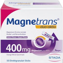 MAGNETRANS duo-aktiv 400 mg Sticks 50 St.
