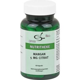 MANGAN 5 mg Citrat Kapseln 60 St.