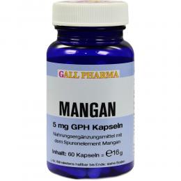 Ein aktuelles Angebot für MANGAN 5 mg GPH Kapseln 60 St Kapseln Nahrungsergänzungsmittel - jetzt kaufen, Marke Hecht Pharma GmbH.