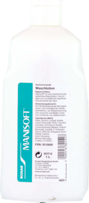 MANISOFT Waschlotion Spenderflasche 1 L