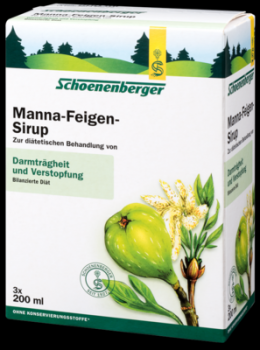 MANNA-FEIGEN-Sirup Schoenenberger 3X200 ml