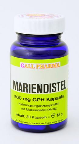 MARIENDISTEL 500 mg GPH Kapseln 180 St Kapseln