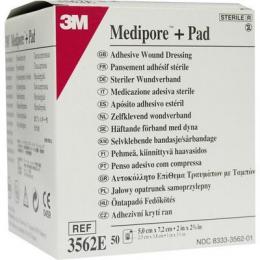 MEDIPORE Plus Pad 3562E steriler Wundverband 50 St