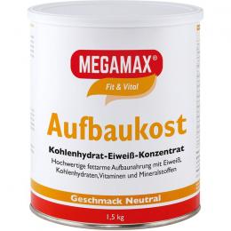 MEGAMAX Aufbaukost neutral Pulver 1,5 kg