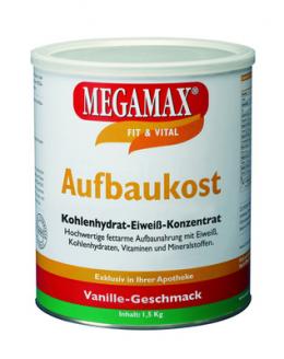MEGAMAX Aufbaukost Vanille Pulver 1.5 kg