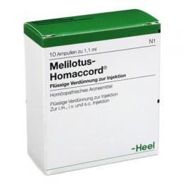 MELILOTUS HOMACCORD Ampullen 10 St