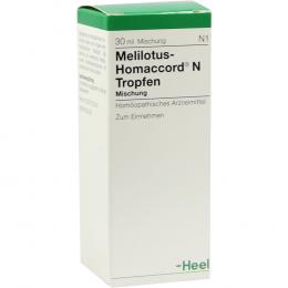 Ein aktuelles Angebot für MELILOTUS HOMACCORD N Tropfen 30 ml Tropfen Naturheilkunde & Homöopathie - jetzt kaufen, Marke Biologische Heilmittel Heel GmbH.