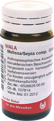 MELISSA/SEPIA comp.Globuli 20 g