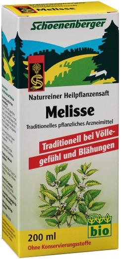 Melissen-Saft, Schoenenberger 200 ml Saft
