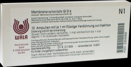 MEMBRANA synovialis GL D 6 Ampullen 10X1 ml
