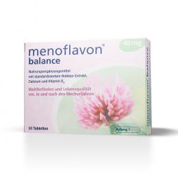 Ein aktuelles Angebot für MENOFLAVON Balance Tabletten 30 St Tabletten Wechseljahre - jetzt kaufen, Marke Kyberg Vital GmbH.