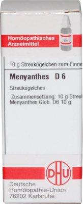 MENYANTHES D 6 Globuli 10 g