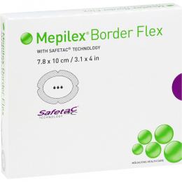 MEPILEX Border Flex Schaumverb.haftend 7,8x10 cm 5 St Verband