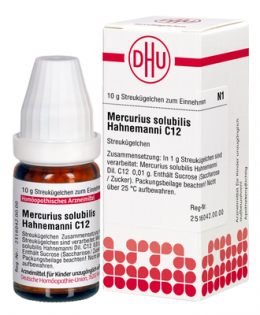 MERCURIUS SOLUBILIS Hahnemanni C 12 Globuli 10 g