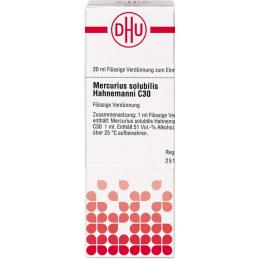 MERCURIUS SOLUBILIS Hahnemanni C 30 Dilution 20 ml