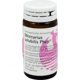 MERCURIUS SOLUBILIS PHCP Globuli 20 g