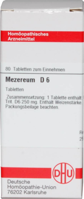 MEZEREUM D 6 Tabletten 80 St