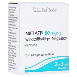 MICLAST 80 mg/g wirkstoffhaltiger Nagellack 2 X 3 ml Wirkstoffhaltiger Nagellack