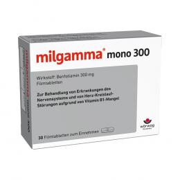 Ein aktuelles Angebot für Milgamma mono 300 Filmtabletten 30 St Filmtabletten Nahrungsergänzung für Diabetiker - jetzt kaufen, Marke Wörwag Pharma GmbH & Co. KG.