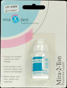 MIRA 2 Ton Plaqueeinfrbung Lsung 10 ml