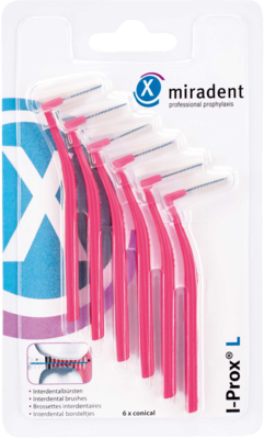 MIRADENT Interdentalbrste I-Prox L 0,4 mm pink 6 St