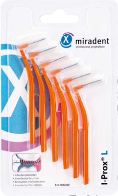MIRADENT Interdentalbrste I-Prox L 0,8 mm orange 6 St