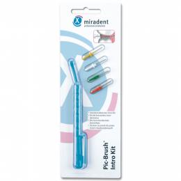 Miradent Pic-Brush Intro Kit blau 1 St Zahnbürste