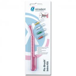 Miradent Pic-Brush Intro Kit pink 1 St Zahnbürste