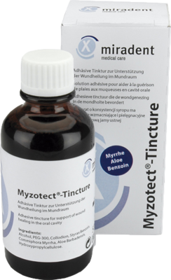MIRADENT Wundengel Myzotect-Tinktur 50 ml