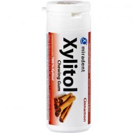 MIRADENT Xylitol Chewing Gum Zimt 30 St.