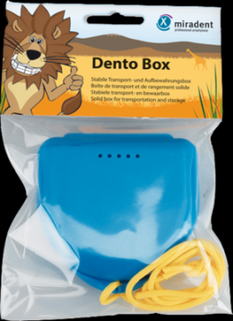 MIRADENT Zahnspangenbox Dento Box I blau 1 St