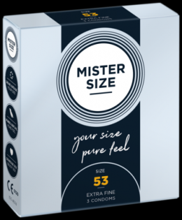 MISTER Size 53 Kondome 3 St