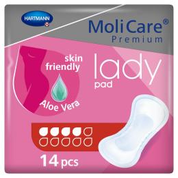 MOLICARE Premium lady pad 4 Tropfen 14 St ohne