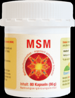 MSM 1000 mg Kapseln 86 g