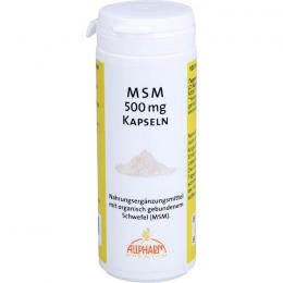 MSM 500 mg Kapseln 100 St.
