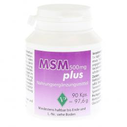Ein aktuelles Angebot für MSM 500 mg plus Kapseln 90 St Kapseln Nahrungsergänzungsmittel - jetzt kaufen, Marke Velag Pharma GmbH.