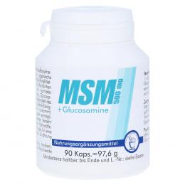 MSM 500mg + Glucosamine 90 St Kapseln