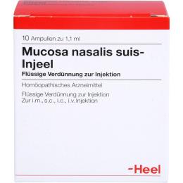 MUCOSA nasalis suis Injeel Ampullen 10 St.