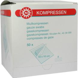 Ein aktuelles Angebot für MULLKOMPRESSEN 10x10 cm steril 8fach 50 X 2 St Kompressen Verbandsmaterial - jetzt kaufen, Marke NOBAMED Paul Danz AG.