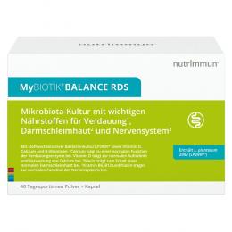 Ein aktuelles Angebot für MYBIOTIK BALANCE RDS 40x2 g Plv.+40 Kapseln 1 P Kombipackung Magen & Darm - jetzt kaufen, Marke nutrimmun GmbH.