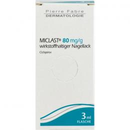 MYCOSTER 80 mg/g wirkstoffhaltiger Nagellack 3 ml