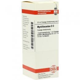 MYRTILLOCACTUS D 3 Dilution 20 ml