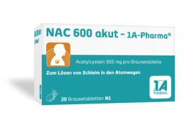 NAC 600 akut-1A Pharma Brausetabletten 20 St