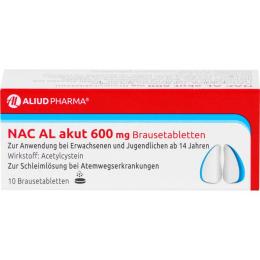 NAC AL akut 600 mg Brausetabletten 10 St.