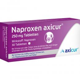 NAPROXEN axicur 250 mg Tabletten 30 St Tabletten